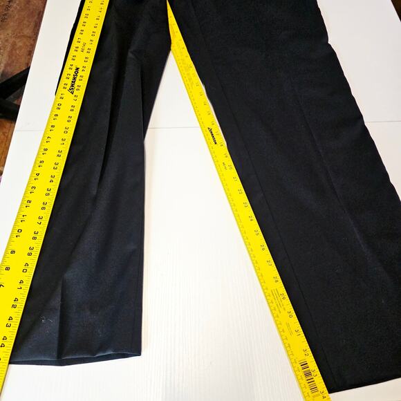 Lauren Ralph Lauren Black Wool Tuxedo Suit 40L Jacket 34x34 pant satin lapel - Picture 15 of 16